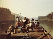 George Caleb Bingham Boater playing the Card china oil painting artist